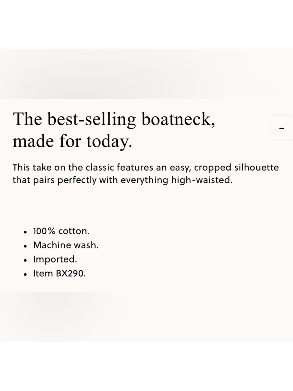 J. Crew Cropped Boatneck T-shirt - Picture 10 of 10